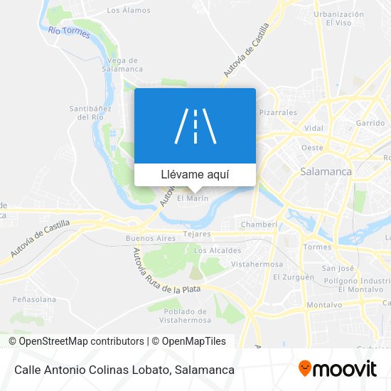 Mapa Calle Antonio Colinas Lobato