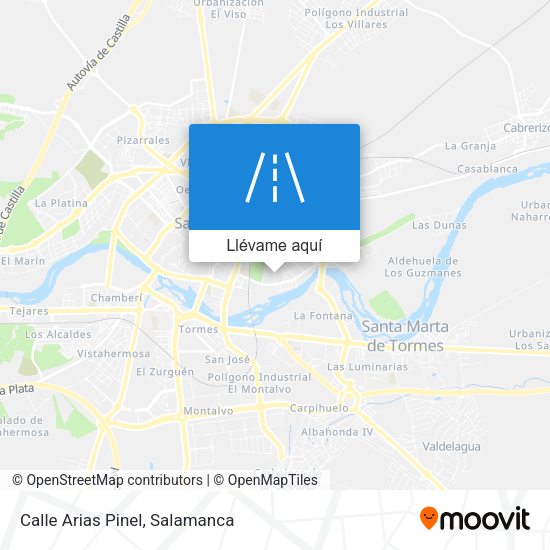 Mapa Calle Arias Pinel