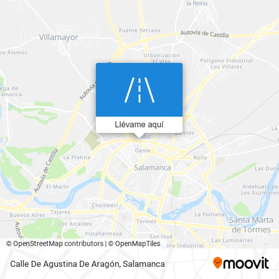Mapa Calle De Agustina De Aragón