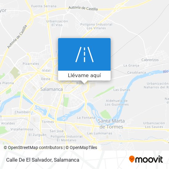 Mapa Calle De El Salvador