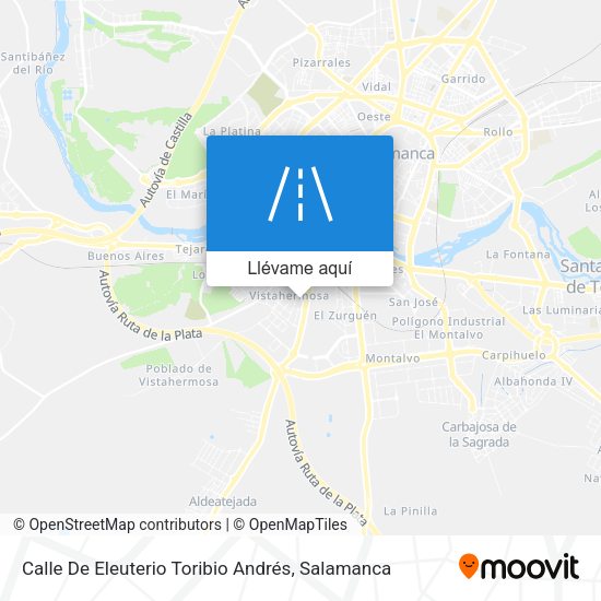 Mapa Calle De Eleuterio Toribio Andrés