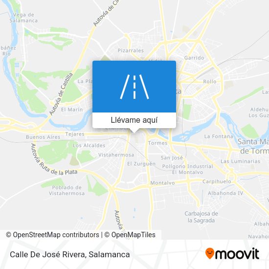 Mapa Calle De José Rivera