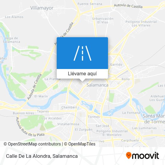 Mapa Calle De La Alondra