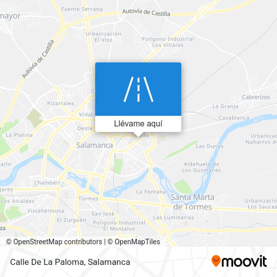 Mapa Calle De La Paloma