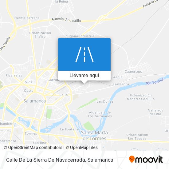 Mapa Calle De La Sierra De Navacerrada