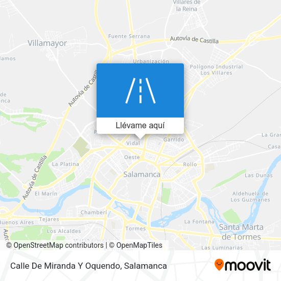 Mapa Calle De Miranda Y Oquendo