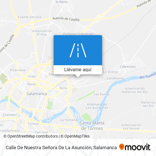 Mapa Calle De Nuestra Señora De La Asunción