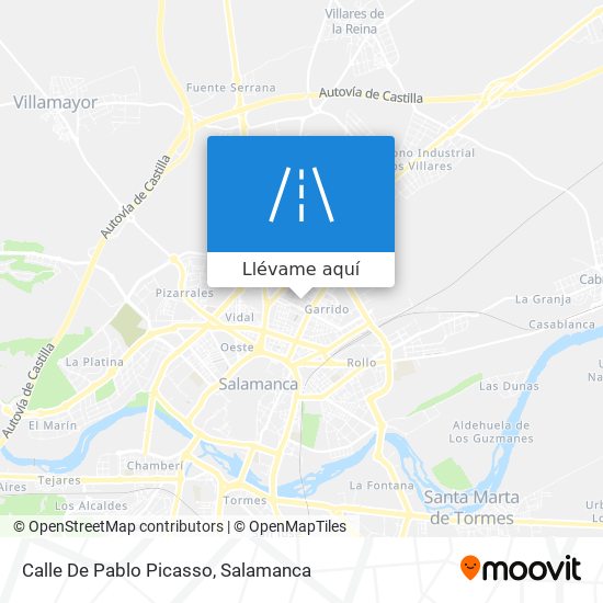 Mapa Calle De Pablo Picasso