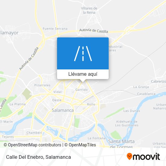 Mapa Calle Del Enebro