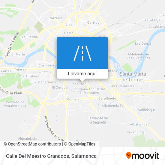 Mapa Calle Del Maestro Granados