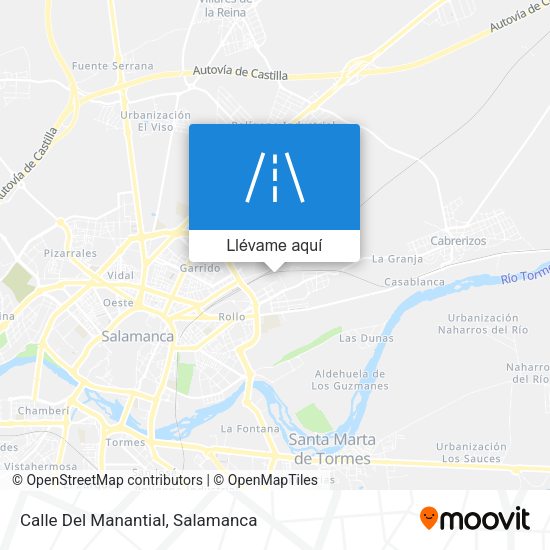 Mapa Calle Del Manantial
