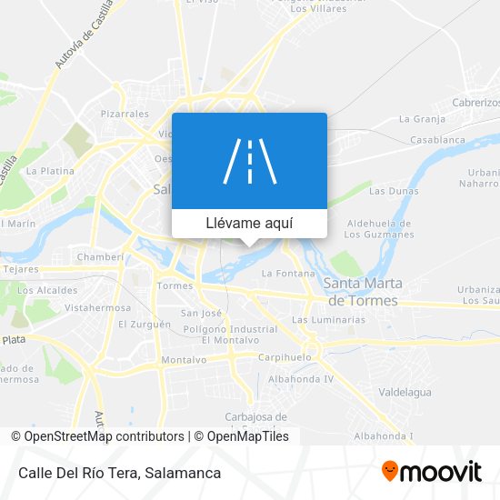 Mapa Calle Del Río Tera
