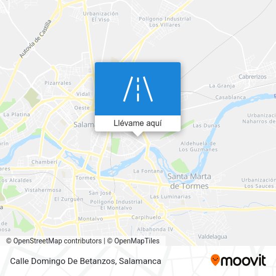 Mapa Calle Domingo De Betanzos