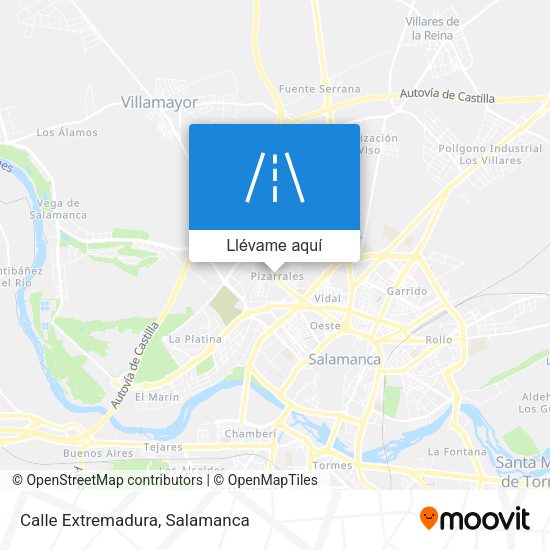 Mapa Calle Extremadura