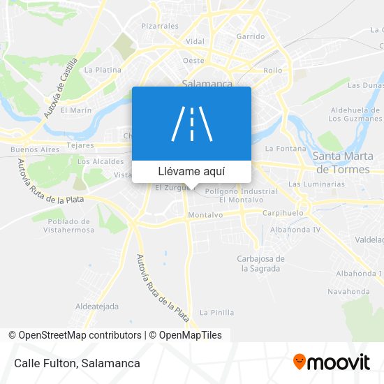 Mapa Calle Fulton