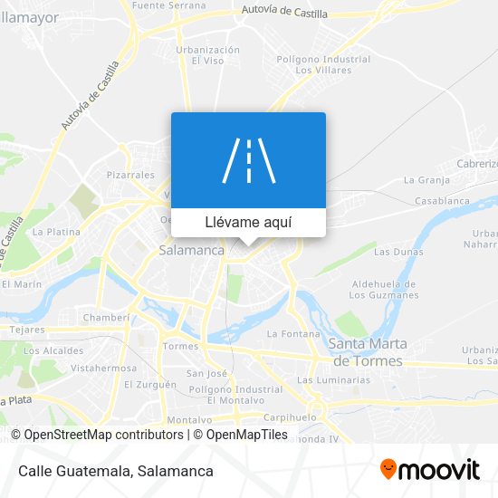 Mapa Calle Guatemala