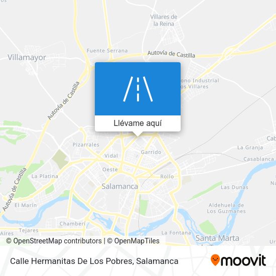 Mapa Calle Hermanitas De Los Pobres