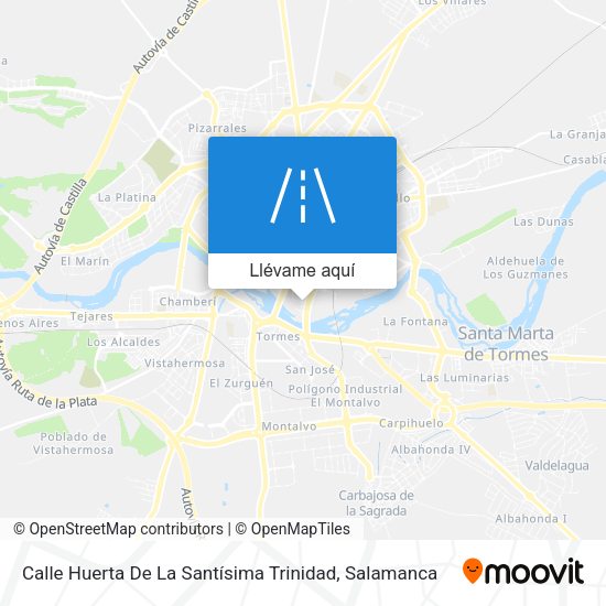 Mapa Calle Huerta De La Santísima Trinidad
