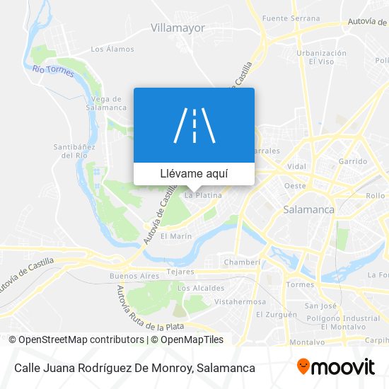 Mapa Calle Juana Rodríguez De Monroy