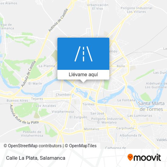 Mapa Calle La Plata