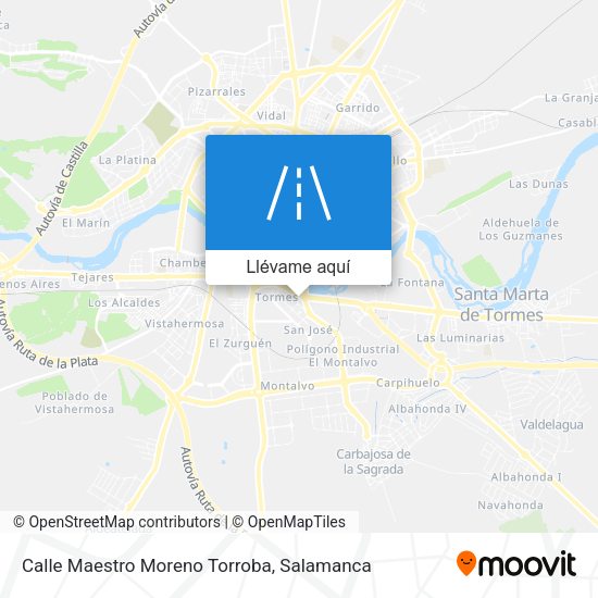 Mapa Calle Maestro Moreno Torroba