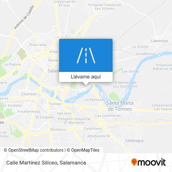 Mapa Calle Martínez Silíceo