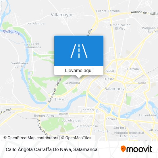 Mapa Calle Ángela Carraffa De Nava