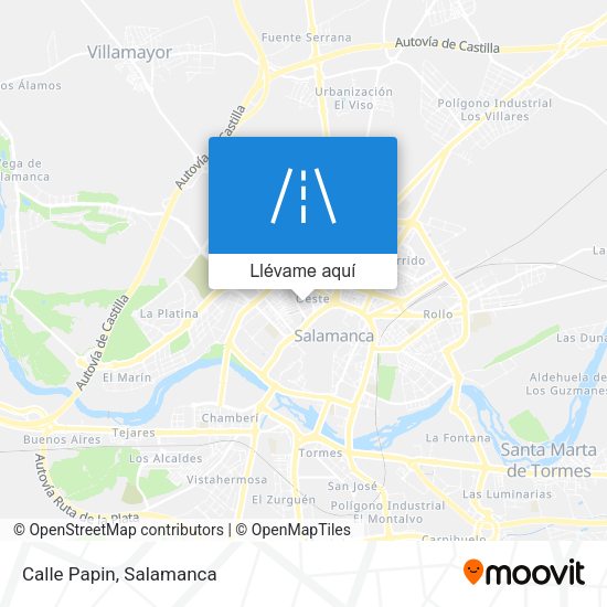 Mapa Calle Papin