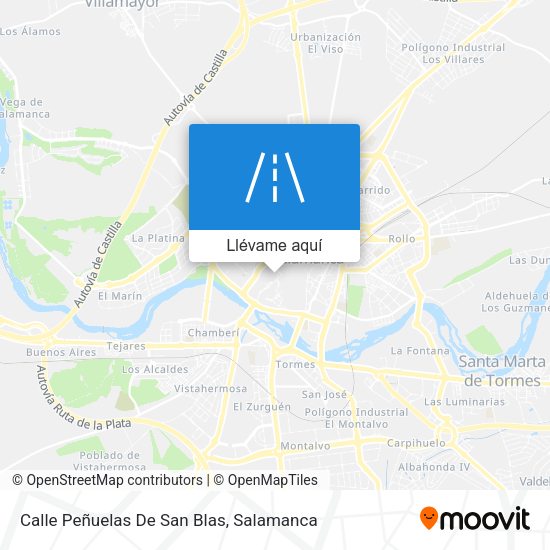 Mapa Calle Peñuelas De San Blas