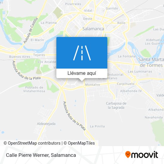 Mapa Calle Pierre Werner