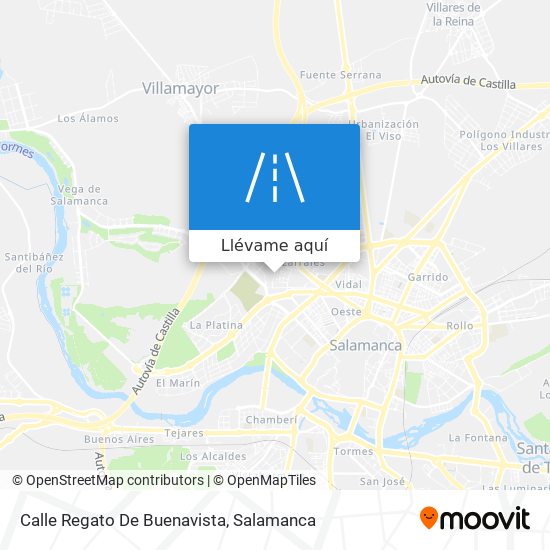 Mapa Calle Regato De Buenavista