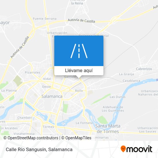Mapa Calle Río Sangusín