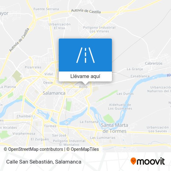 Mapa Calle San Sebastián
