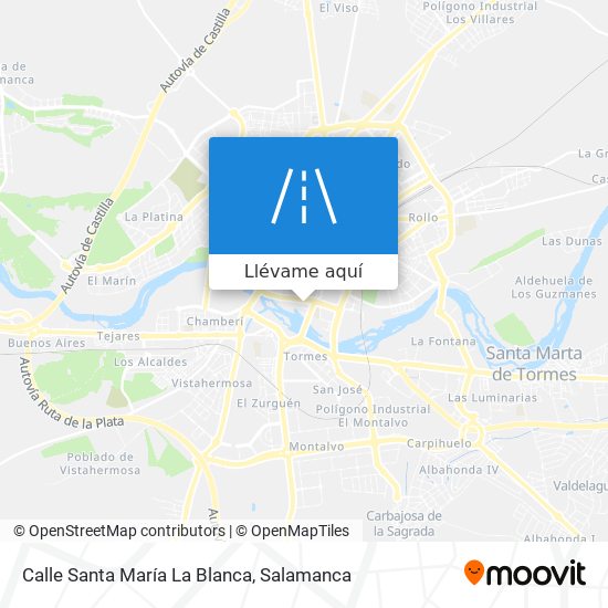 Mapa Calle Santa María La Blanca