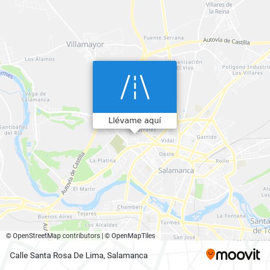 Mapa Calle Santa Rosa De Lima