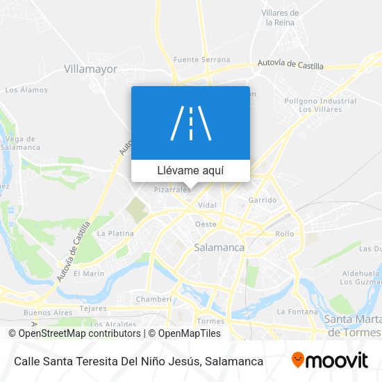 Mapa Calle Santa Teresita Del Niño Jesús