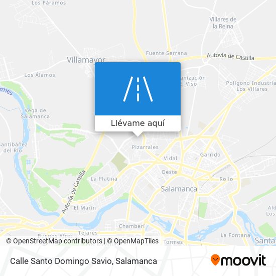 Mapa Calle Santo Domingo Savio