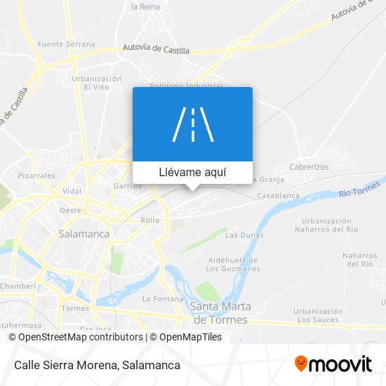 Mapa Calle Sierra Morena