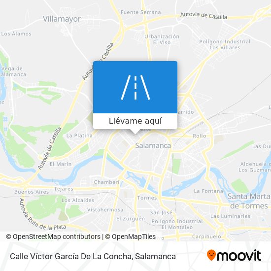 Mapa Calle Víctor García De La Concha