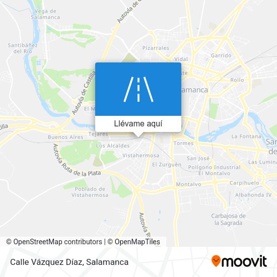 Mapa Calle Vázquez Díaz