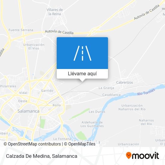 Mapa Calzada De Medina