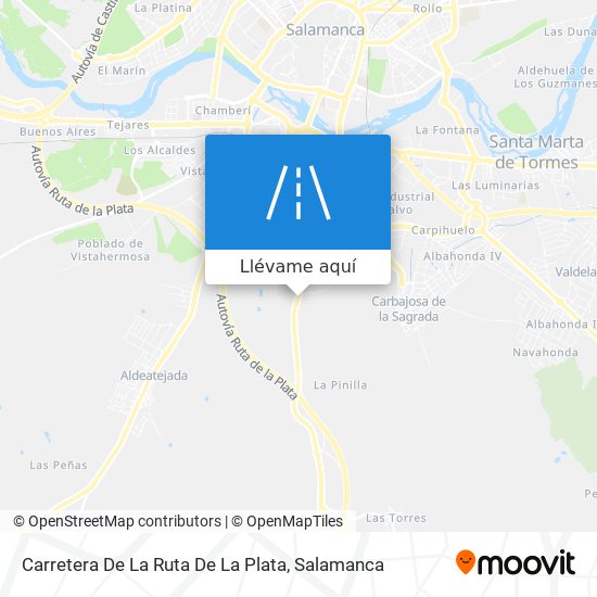 Mapa Carretera De La Ruta De La Plata