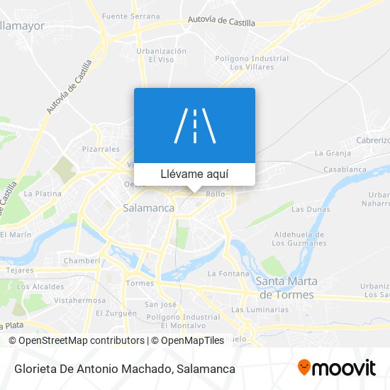 Mapa Glorieta De Antonio Machado