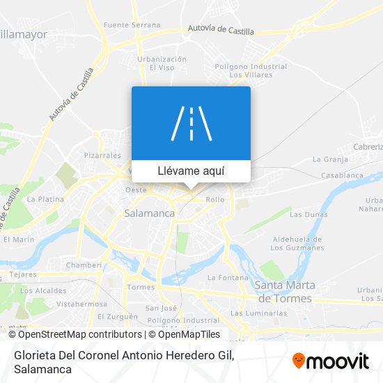 Mapa Glorieta Del Coronel Antonio Heredero Gil