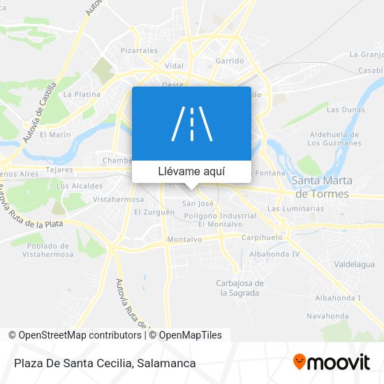 Mapa Plaza De Santa Cecilia