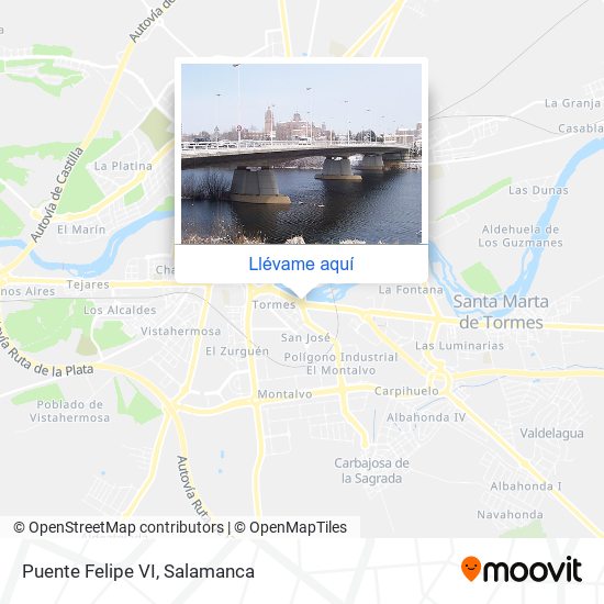 Mapa Puente Felipe VI