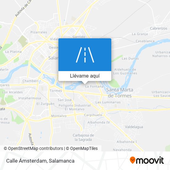 Mapa Calle Ámsterdam
