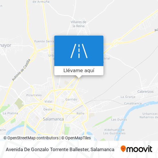 Mapa Avenida De Gonzalo Torrente Ballester