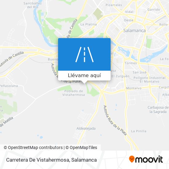 Mapa Carretera De Vistahermosa