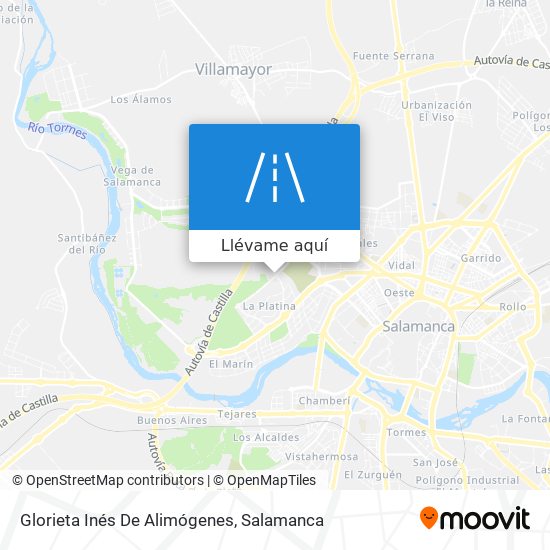 Mapa Glorieta Inés De Alimógenes